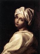 SIRANI, Elisabetta Portrait of Beatrice Cenci wr Sweden oil painting artist